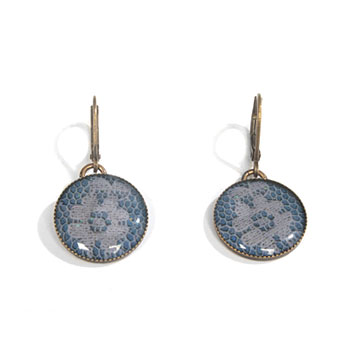 Fleur Bleue : Earrings small version